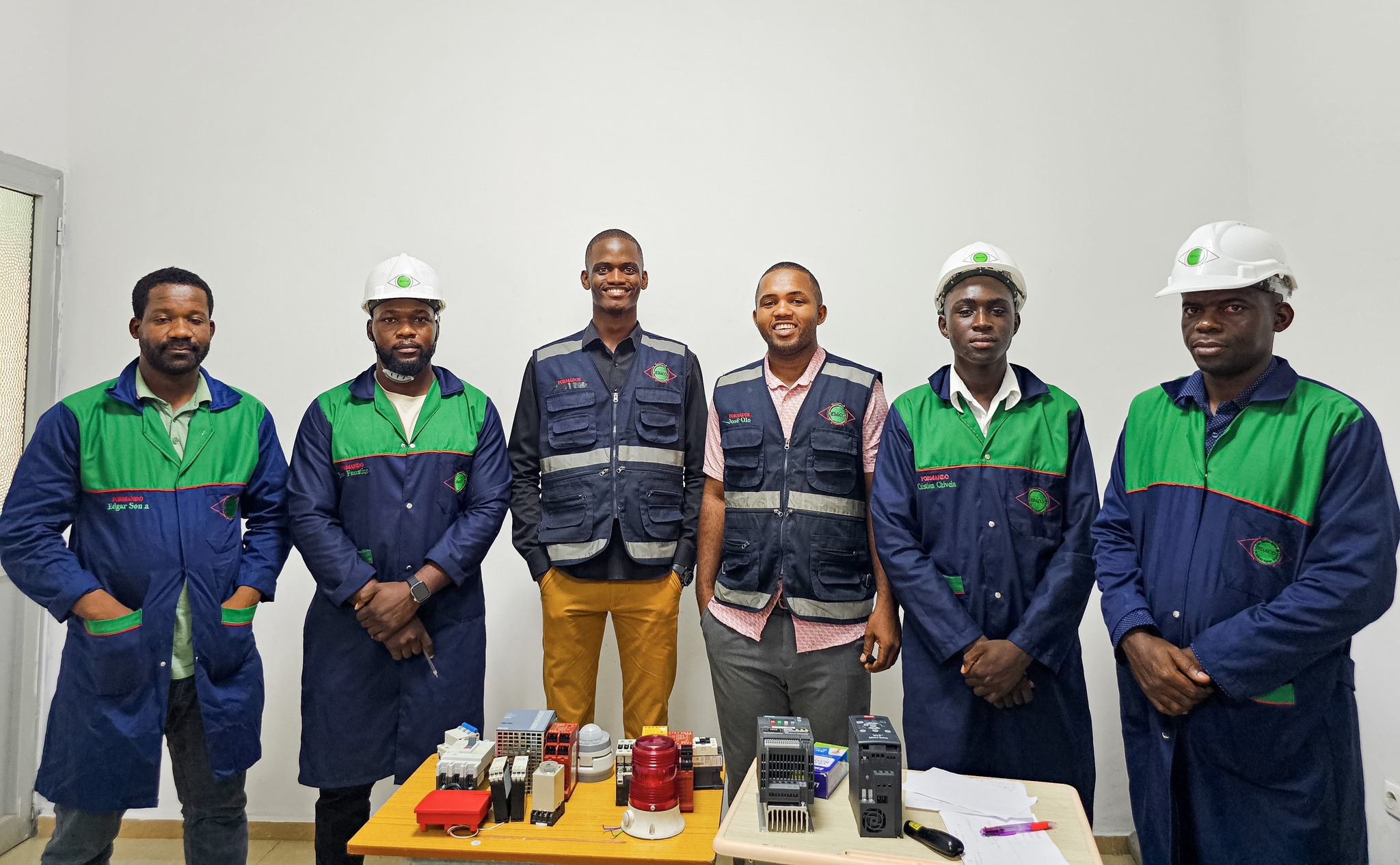 Finalistas do curso técnico de Electricidade de Manutenção Industrial pela EDACO EDIÇÃO 2025